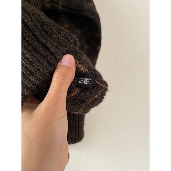 Alpaca connection men’s‎ sweater zip up large - Picture 3 of 6